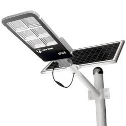  Solar street lamp, ηλιακός προβολέας 100W με χειριστήριο Jortan JT-YS-100W-TZ σε μαύρο χρώμα