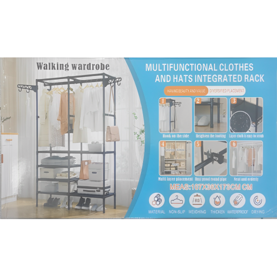 Μεταλλική Ντουλάπα Μικρού Μεγέθους Walking Wardrobe