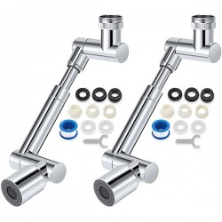 Σετ Φιλτρα με Επεκταση Μεταλλικα Chrome Long-1440