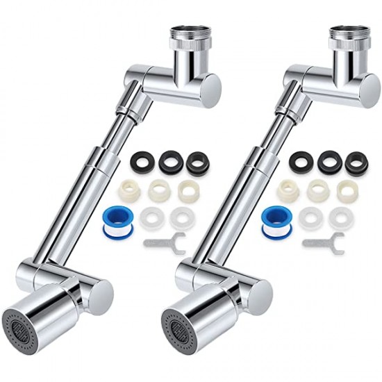 Σετ Φιλτρα με Επεκταση Μεταλλικα Chrome Long-1440