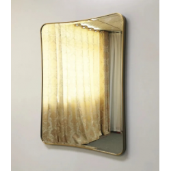 Μεταλλικός Καθρέπτης Μπάνιου Bronze Διαστάσεις 70 X 50 CM