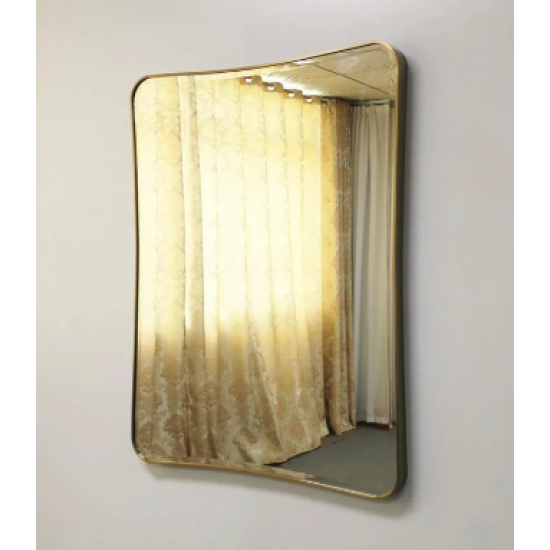 Μεταλλικός Καθρέπτης Μπάνιου Bronze Διαστάσεις 70 X 50 CM