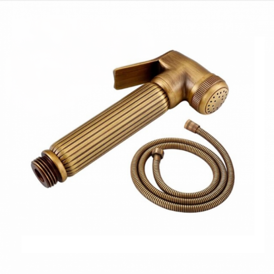 Σετ τηλέφωνου και σπιράλ bronze για μπιντέ