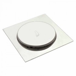 Σχάρα δαπέδου 12x12cm inox με καπάκι click-clack