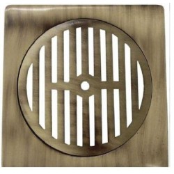 ΣΧΑΡΑΚΙ 120x120mm ΤΕΤΡΑΓΩΝΟ ΜΠΡΟΝΖΕ