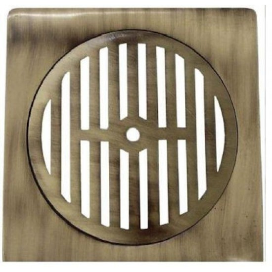 ΣΧΑΡΑΚΙ 120x120mm ΤΕΤΡΑΓΩΝΟ ΜΠΡΟΝΖΕ