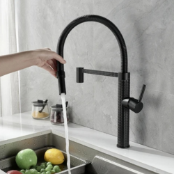 Ψηλή Μπαταρία Κουζίνας Μαύρη Σπαστή Bonken-9013