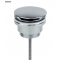 Βαλβίδα Νιπτήρα Chrome Universal Τύπου Click-Clack Με/Χωρίς Υπερχείλιση