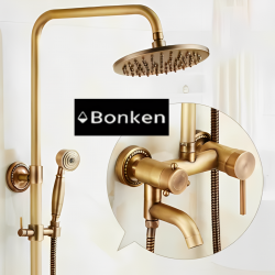 Στήλη Ντουζ Αναμεικτική Bronze Bonken HT-992
