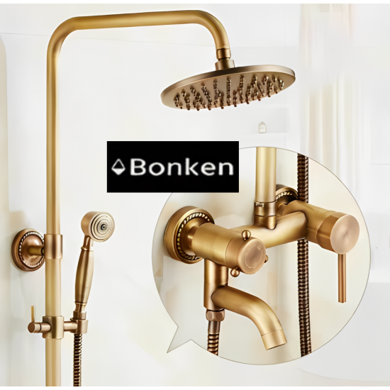 Στήλη Ντουζ Αναμεικτική Bronze Bonken HT-992