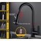 Μπαταρία Κουζίνας  Ντουζ Inox Heavy Μαύρo Bonken HT-1200