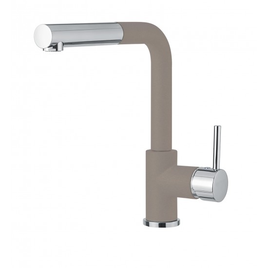 Μπαταρία Κουζίνας Σκούρο Μπεζ Συρομενο Ντους Bonken HT-1363