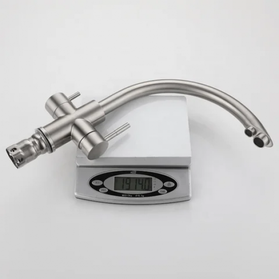 Μπαταρία κουζίνας τριοδη stainless 304 Inox Satine