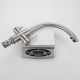 Μπαταρία κουζίνας τριοδη stainless 304 Inox Satine