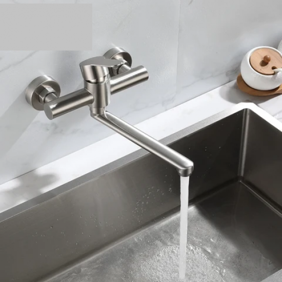 Επιτοιχια Μπαταρια Τοιχου Ssus 304 Satine Mat 