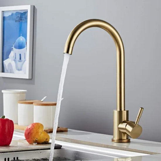 Μπαταρια κουζινας SUS 304 Stainsteel Gold 415