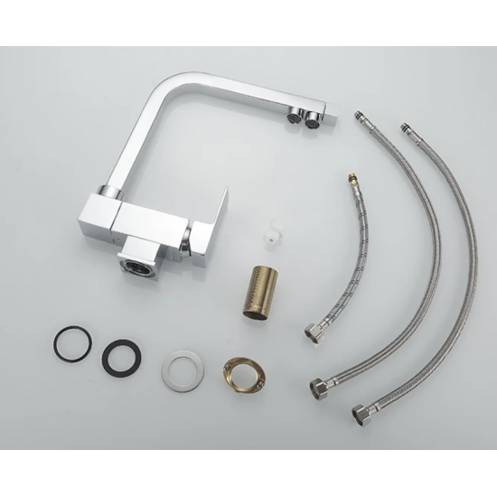 Σπαστή Τρίοδη Μπαταρία Κουζίνας Chrome Bonken ST-7001C