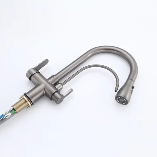 Τρίοδη μπαταρία κουζίνας Gun Gray Stocco ST-9905GG