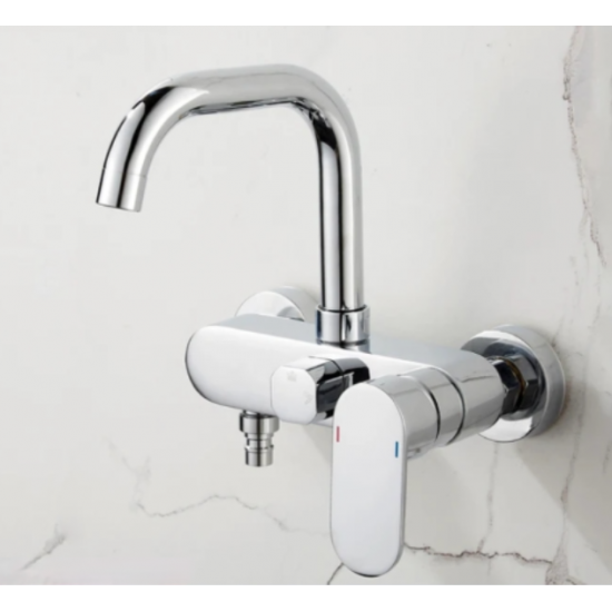 Επιτοίχια Μπαταρία Κουζίνας Chrome Bonken