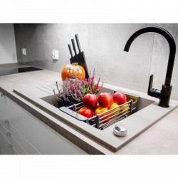 Μπαταρια Κουζινας 304 stainless steel ΜΑΥΡΟ