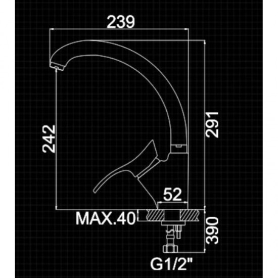 Μπαταρια Θερμομεικτικη Granite Μπεζ 6001