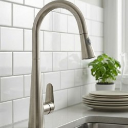 Μπαταρία Κουζίνας Inox Mat Ντους Bonken HT-7001