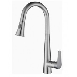 Μπαταρία Κουζίνας Inox Mat Ντους Bonken HT-7001