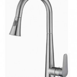 Μπαταρία Κουζίνας Inox Mat Ντους Bonken HT-7001