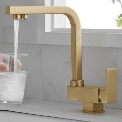 Τρίοδη Μπαταρία Κουζίνας Gold Σπαστή Bonken HT-7004