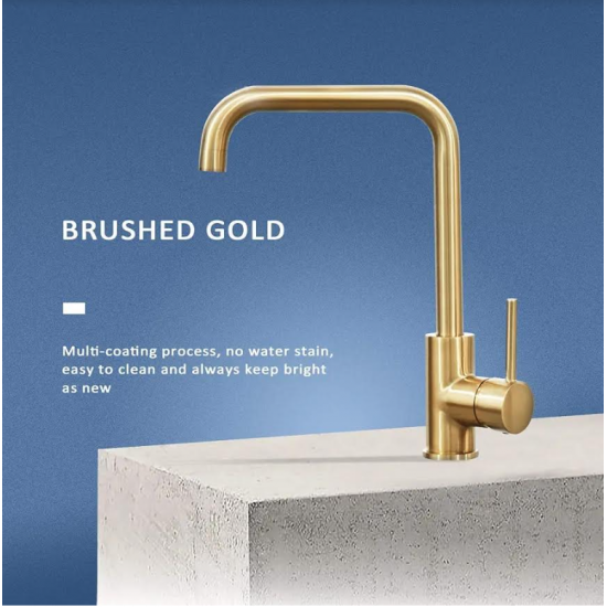 Μπαταρια Κουζινας Aνοξειδωτη HT-1455 Bonken Gold