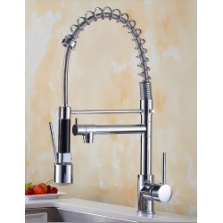 Μπαταρία Κουζίνας Chrome Σπαστή Ψηλή Niolo