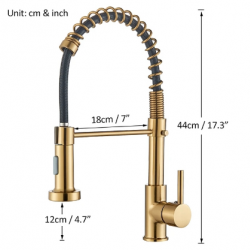 Μπαταρία Κουζίνας Gold Σπαστή Carlo