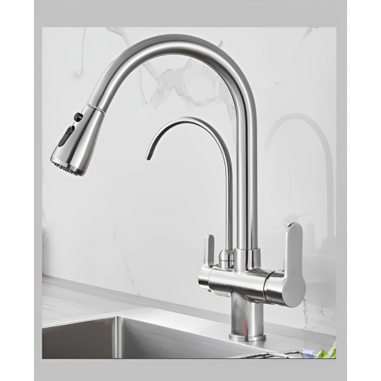 Τρίοδη μπαταρία κουζίνας Ιnox Bonken HT-1664E