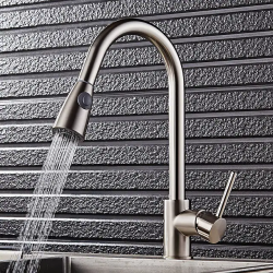Μπαταρια Κουζινας συρομενο ρουξουνι SUS 304 Inox Μπαταρια Κουζινας συρομενο ρουξουνι SUS 304 Inox