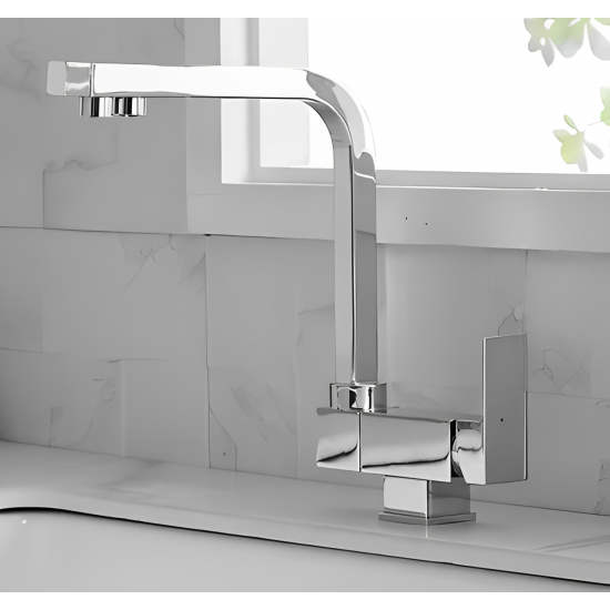 Σπαστή Τρίοδη Μπαταρία Κουζίνας Chrome Bonken ST-7001C