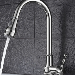 Μπαταρία Κουζίνας Chrome Antigue με συρόμενο ρουξούνι ZT560