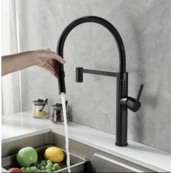 Επιτοίχια Μπαταρία Κουζίνας Μαύρη Bonken HT-1801