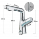 Μπαταρία Κουζίνας Chrome Χαμηλή Ντουζ Bonken HT-4086