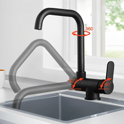 Μπαταρία Κουζίνας Μαύρη Σπαστή Bonken HT-9010