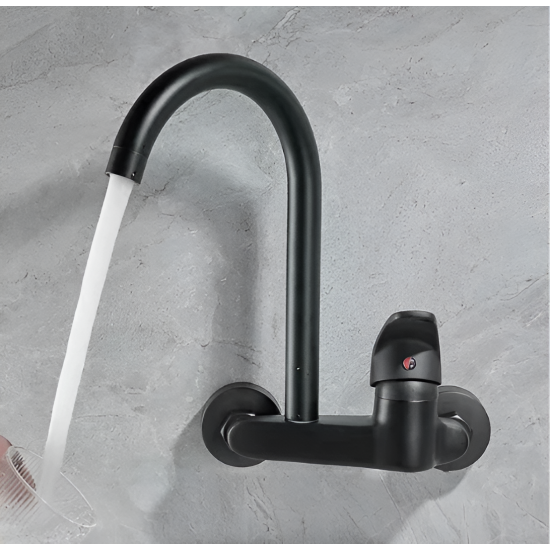 Επιτοίχια Μπαταρία Κουζίνας Μαύρη Bonken HT-1652