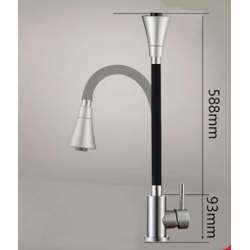 Μπαταρία Κουζίνας Σπαστή Inox SUS304 MIlo
