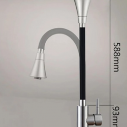 Μπαταρία Κουζίνας Σπαστή Inox SUS304 MIlo