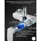 Επιτοίχια Μπαταρία Κουζίνας Μαύρη-Chrome Σπαστή Lorenzo