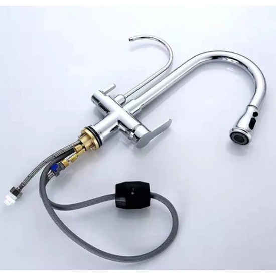 Τρίοδη Μπαταρία Κουζίνας για σύνδεση με φίλτρο κάτω πάγκου Stocco ST-9901C