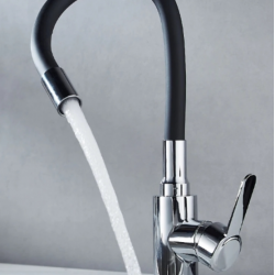 Μπαταρία Κουζίνας Σπαστή Inox Chrome-Μαύρη Bonken HT-410 Μπαταρία Κουζίνας Σπαστή Inox Chrome-Μαύρη Bonken HT-410