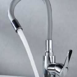 Μπαταρία Κουζίνας Σπαστή Inox Chrome-Γκρι Bonken HT-412 Μπαταρία Κουζίνας Σπαστή Inox Chrome-Γκρι Bonken HT-412