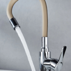 Μπαταρία Κουζίνας Σπαστή Inox Chrome-Μπεζ Bonken HT-411 Μπαταρία Κουζίνας Σπαστή Inox Chrome-Μπεζ Bonken HT-411