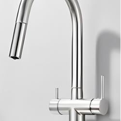 Βρύση Τρίοδη Inox-Mat Ντουζ Bonken HT-268102