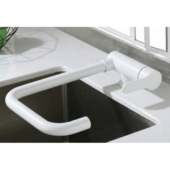 Μπαταρία Κουζίνας Λευκή Σπαστή Bonken HT-9011