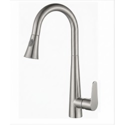 Μπαταρία Κουζίνας Inox Mat Ντους Bonken HT-7001